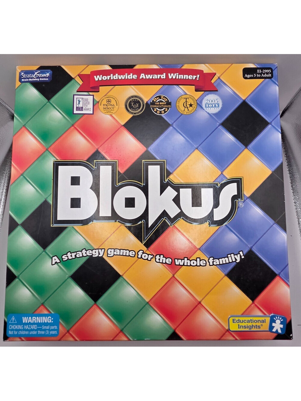 Blokus Board Game Educational Insights Strategy Game Complete Clean Ages 5+